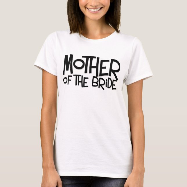 Camiseta Hipster Madre de la novia (Anverso)