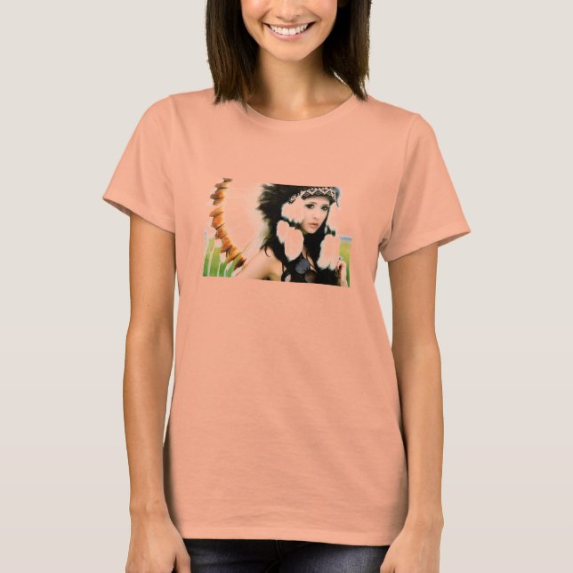 Camiseta Hipster Nativo Chick (Anverso)