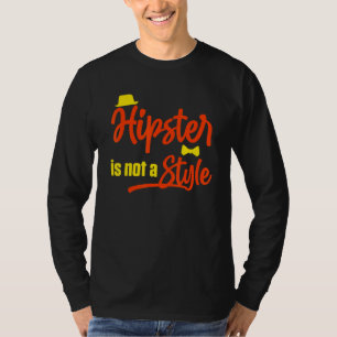 Camiseta Hipster No Es Un Estilo Mustache Estilo Urbano Vin