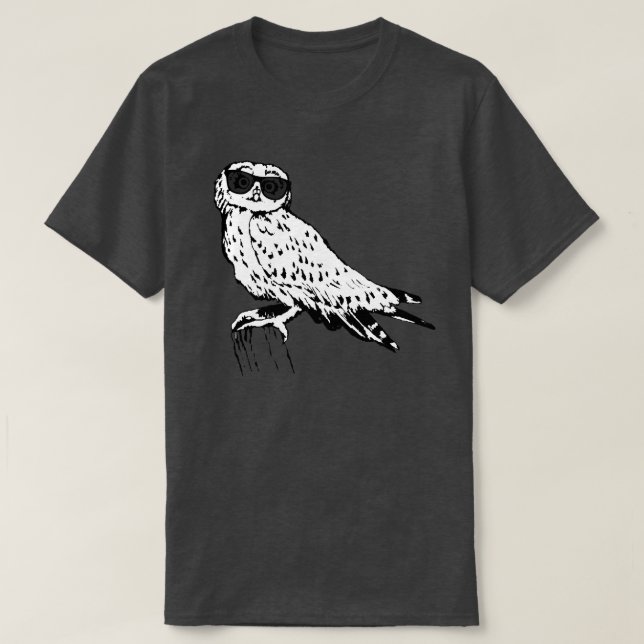 Camiseta Hipster Owl (Diseño del anverso)