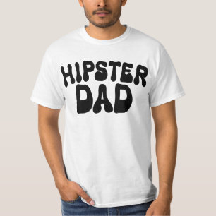 Camiseta Hipster papá divertido typo vintage