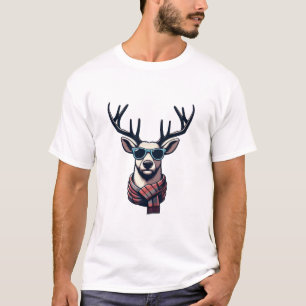 Camiseta Hipster Reindeer