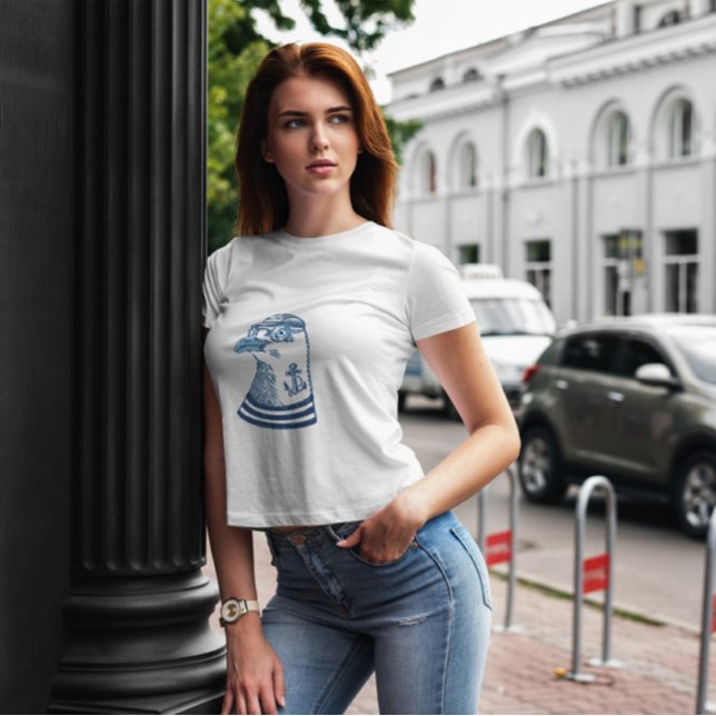 Camiseta Hipster Seagull Bird Animal (Subido por el creador)