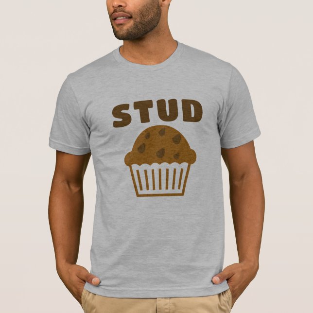 Camiseta Hipster Stud Muffin Cupakes Muffin Gráfica Gráfica (Anverso)
