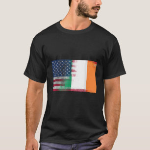 Camiseta Hirlandés Media Irlanda Media America Flag Shir
