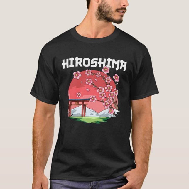 Camiseta Hiroshima  Kyokujitsuki Sakura Japan (Anverso)