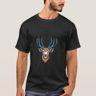 Camiseta Hirsch Deer Head Long Sleeve T Shirt