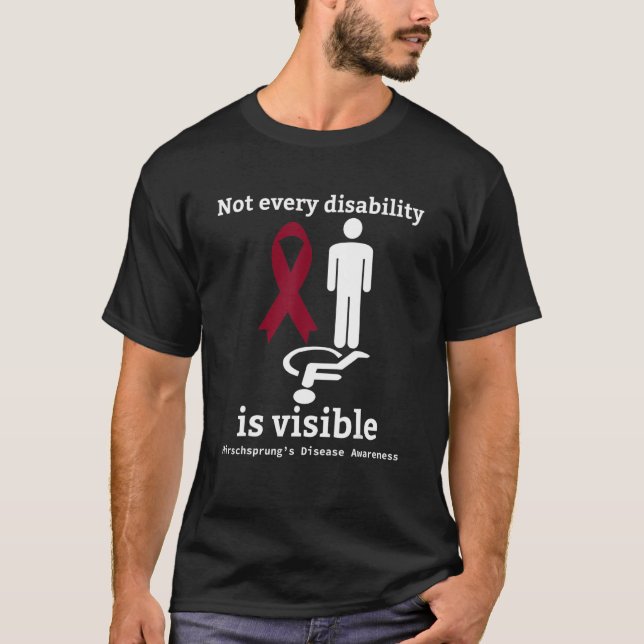 Camiseta Hirschsprungs Enfermedad Conciencia Guerrero Suppo (Anverso)