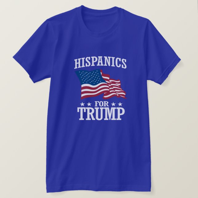 CAMISETA HISPANÍA PARA TRUMP (Anverso del diseño)
