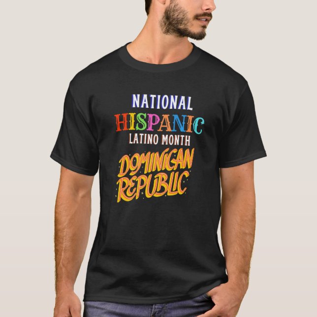 Camiseta Hispanic Ceremony Month Prideful Latin Spanish Ami (Anverso)