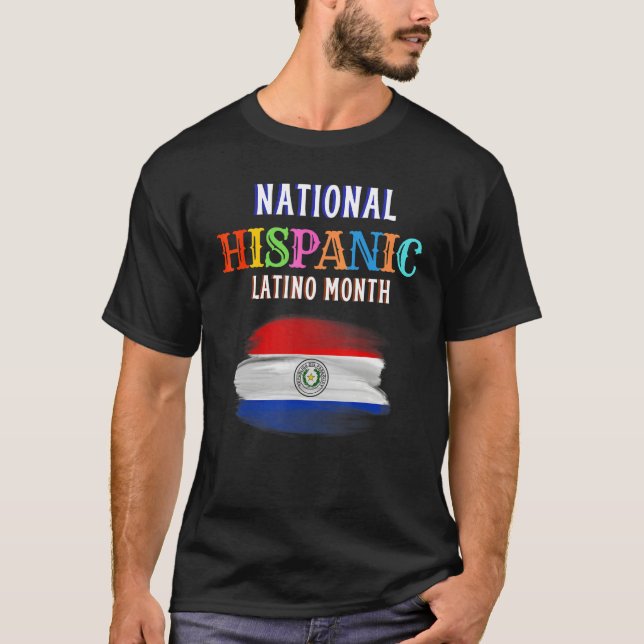 Camiseta Hispanic Ceremony Month Prideful Latin Spanish Ami (Anverso)