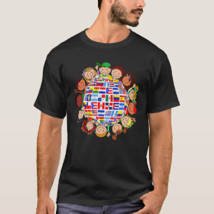 Camiseta Hispanic Heritage Month All Countries Kids Latina