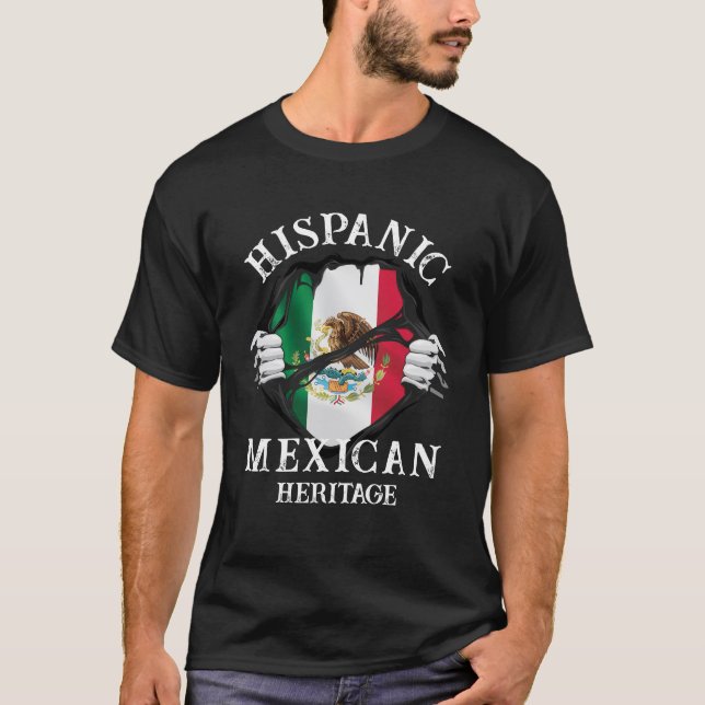 Camiseta Hispánica Patrimonio Mexicano (Anverso)