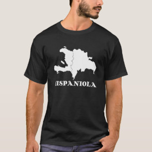 Camiseta Hispaniola República Dominicana Haití Mapa Caribe