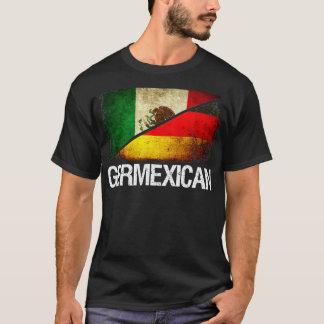 Camiseta Hispano germánico mitad alemán mitad mexicano