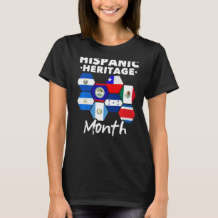 Camiseta Hispano hispano en el país latino