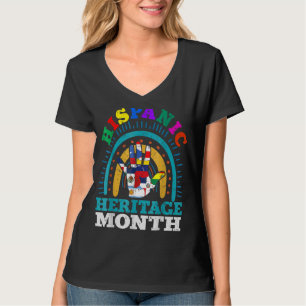 Camiseta hispano mestre del patrimonio hispano latino bande