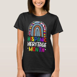 Camiseta hispano mestre del patrimonio hispano latino bande