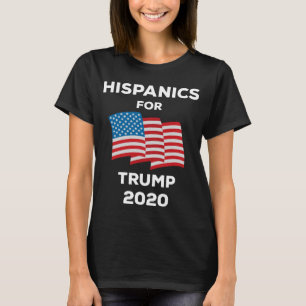 Camiseta Hispanos De Trump 2020