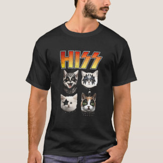 Camiseta Hiss Ca Hiss Cat Hiss Cat