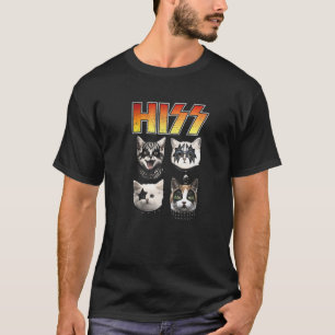 Camiseta HISS Funny Cat Hiss Cat Lover Su Gato