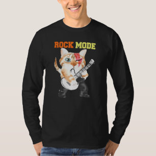 Camiseta Hiss Gats Kittens Rock Rockin Mode Pun