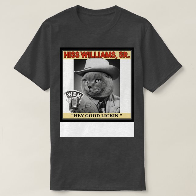Camiseta Hiss williams (Diseño del anverso)