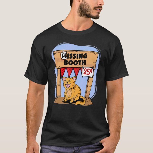 Camiseta Hissing Booth Kitty Cat Kitten FurMom Furdad (Anverso)