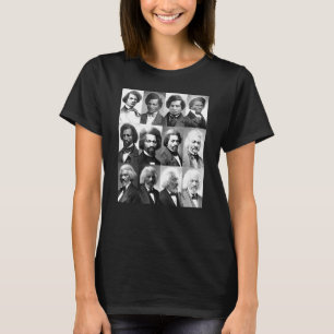 Camiseta Historia afroamericana Frederick Douglass Black
