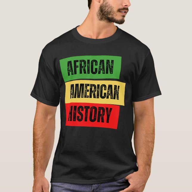 Camiseta Historia afroamericana Hombres negros Niños mujere (Anverso)