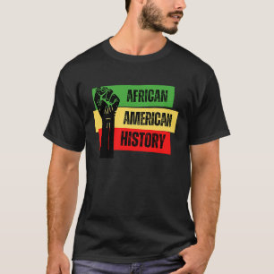 Camiseta Historia afroamericana Hombres negros Niños mujere