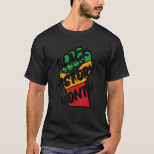 Camiseta Historia afroamericana ropa negra estadounidense W