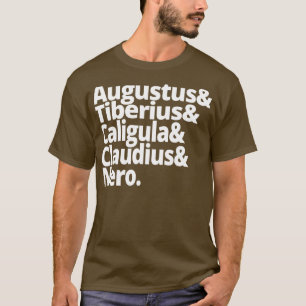 Camiseta Historia antigua aclama a los emperadores romanos