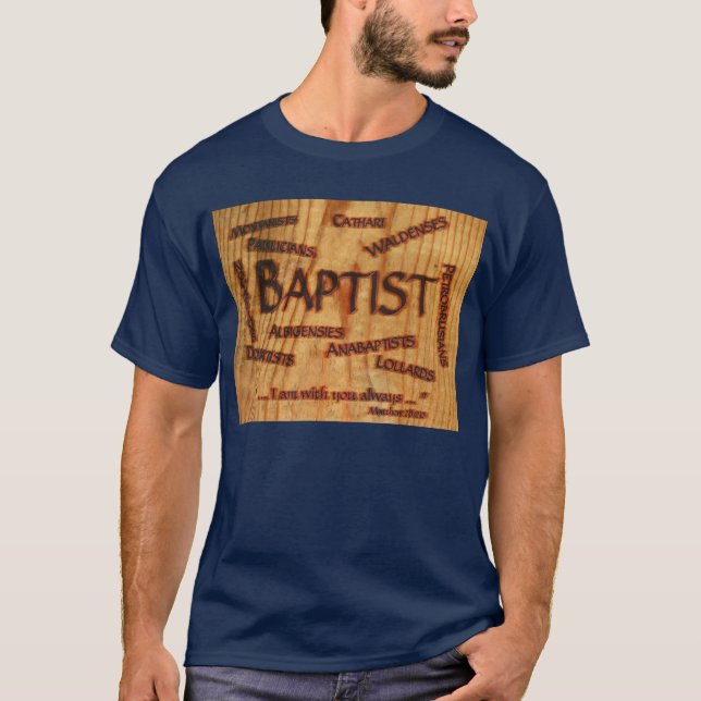 Camiseta Historia baptista (Anverso)