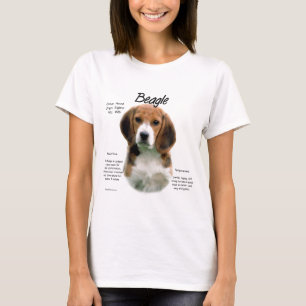 Camiseta Historia Beagle; Todo Sobre Beagles