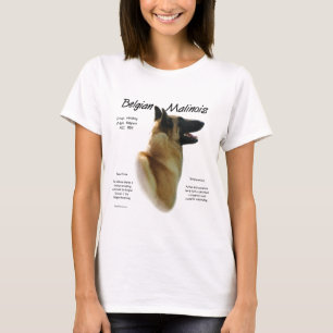 Camiseta Historia belga malinois; todo sobre Malinois