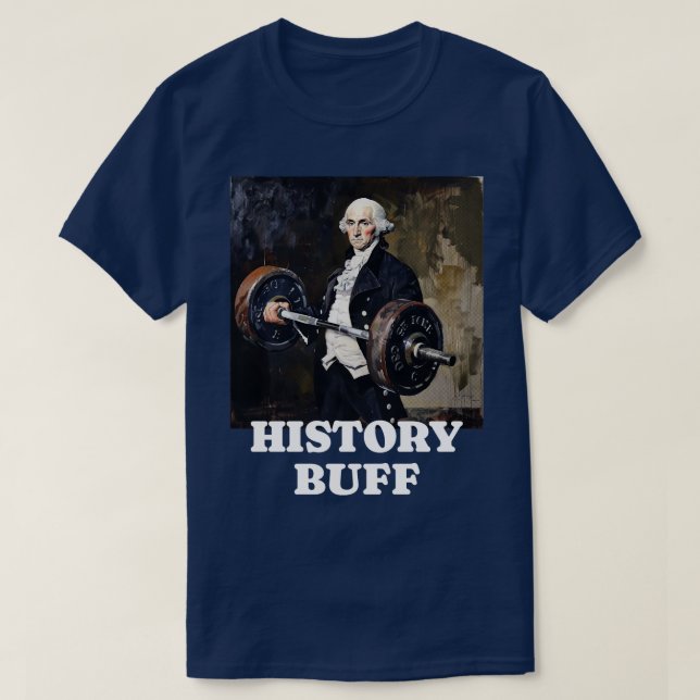 Camiseta Historia Buff George Washington (Diseño del anverso)