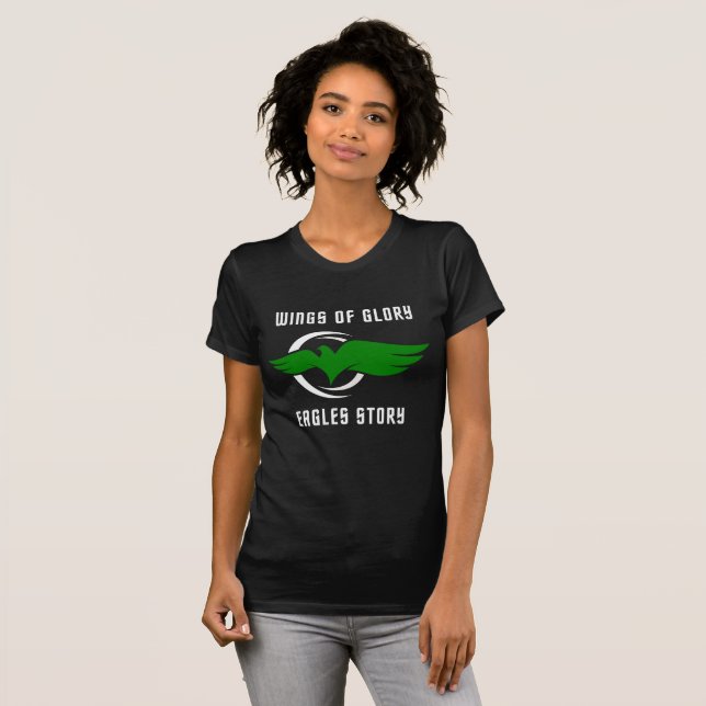 Camiseta Historia De Ala De Gloria De Águilas (Anverso completo)