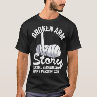 Camiseta Historia de brazo roto Versión normal 10 Versión 2
