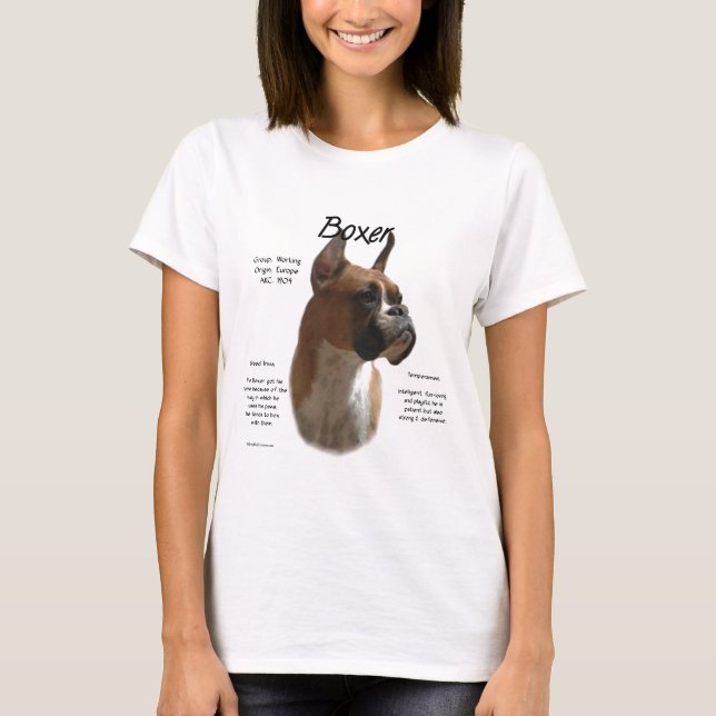 Camiseta Historia de Fawn Boxer (Anverso)