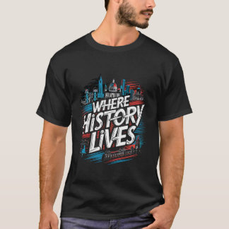 Camiseta Historia de Filadelfia Independence Hall Liberty