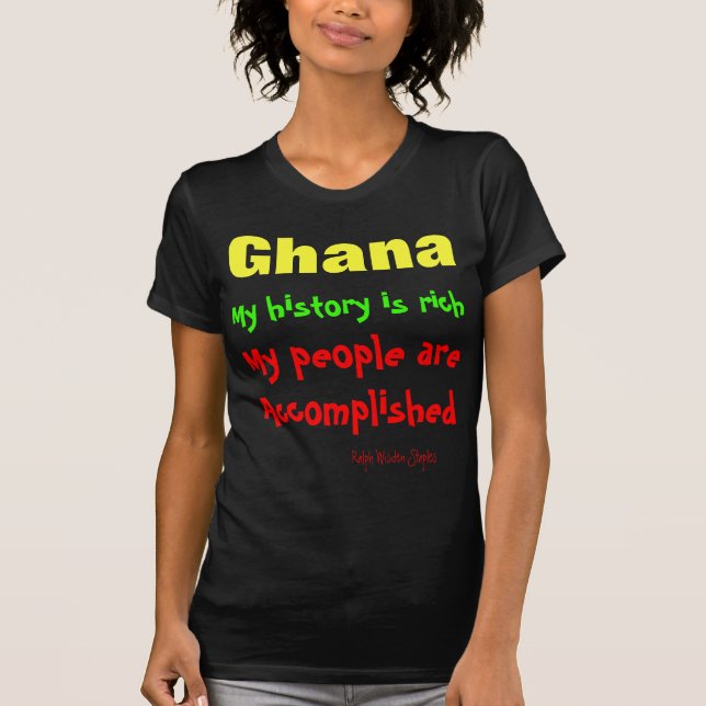 Camiseta Historia de Ghana (Anverso)