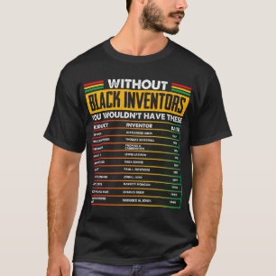 Camiseta Historia de inventores negros olvidados BHM