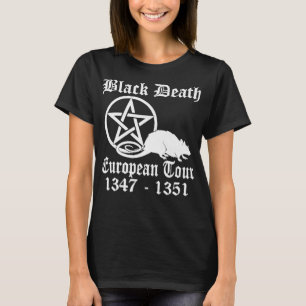 Camiseta Historia de la gira de bandas divertidas Black Dea