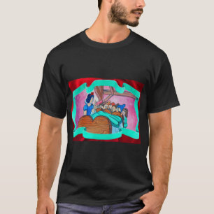 Camiseta Historia de la imagen en blanco de nieve