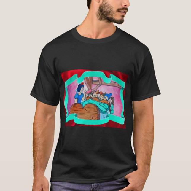 Camiseta Historia de la imagen en blanco de nieve (Anverso)