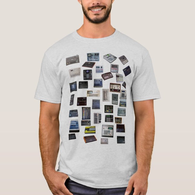 Camiseta Historia de la máquina de tambores (Anverso)