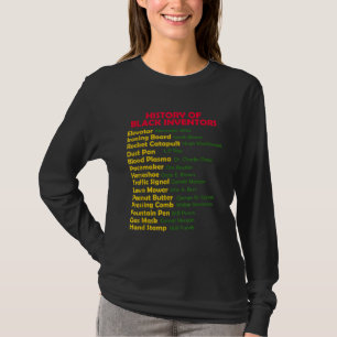 Camiseta Historia De Los Inventores Negros Mes De Historia
