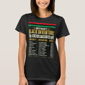Camiseta Historia De Los Inventores Negros Mes De Historia 