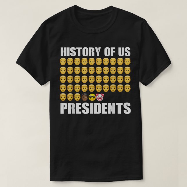 Camiseta Historia de los presidentes de los EE.UU. 46.º pay (Diseño del anverso)
